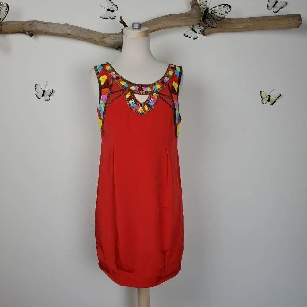 Yoana Baraschi beaded red dress - Picture 2 of 8